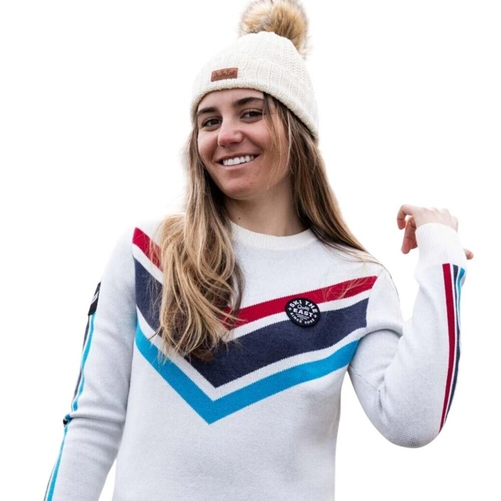 Ski The East Glory Days Shredder Sweater Ski Snowboard Size M